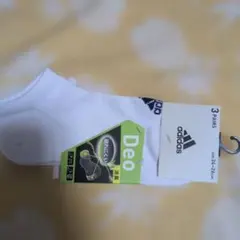 新品.未使用 adidas メンズソックス3足セット 24-26cm