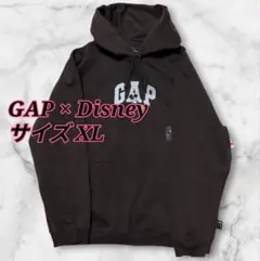 未使用✨️GAP × Disney ミッキーマウス パーカーブラウン　 XL