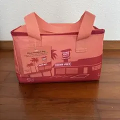Trader Joe's ミニ保冷バッグ オレンジ(ピンク寄り)