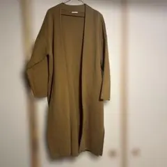 ブラウン ニットカーディガン Lサイズ