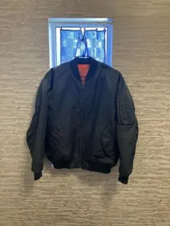 90s old uniqlo MA-1 フライトジャケット グリーン
