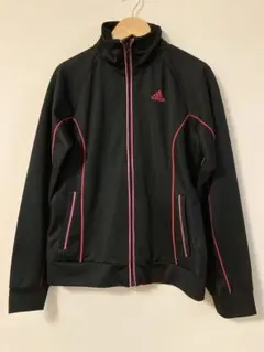 adidas ブラック ピンク ジャケットJS(j53)