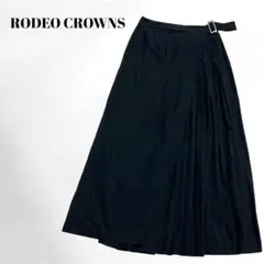 【RODEO CROWNS】✨️プリーツスカート/ベルトデザイン/オシャレ/無地のサムネイル