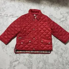 BURBERRY ジャケットコート キルティング　サイズ128cm 8Y 赤 BURBERRY ジャケットコート キルティング サイズ128cm 8Y 赤 - メルカリ