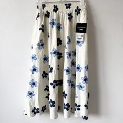 新品未使用 UNIQLO × marimekko リネンブレンドスカート S