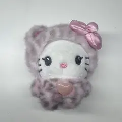 ハローキティ ぬいぐるみマスコット ヒョウ柄