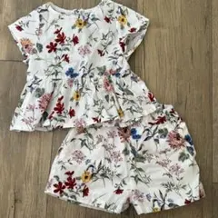 プティマイン ボタニカル柄 セットアップ