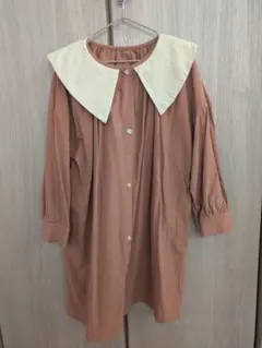 リジェール　襟付き長袖ワンピース　130サイズ