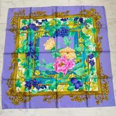 ☆HERMÈS エルメス 花柄シルクスカーフ カレ90 オペラの花☆ - メルカリ