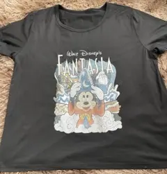 Disney Fantasia グラフィックTシャツ ブラック JP-3XL