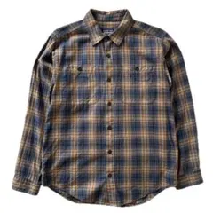 【配色◎/ patagonia】ネルシャツ オーガニックコットン サイズXS