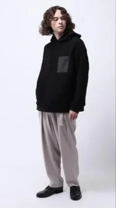 TAKEO KIKUCHI タケオキクチ　ボアフリース　パーカー　プルオーバー