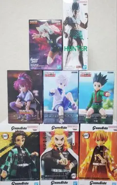 プライズフィギュア　鬼滅の刃　HUNTER×HUNTER