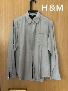 ★美品★ 人気ブランド！H&M 長袖シャツ