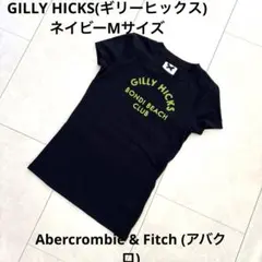 GILLY HICKS(ギリーヒックス)ネイビー半袖TシャツレディースMアバクロ