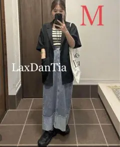 しまむら　LaxDanTia megumi デニム切り替えスカート　サイズＭ