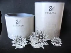 値下 SWAROVSKI ハリネズミ 大中小セット