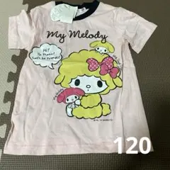 (120)マイメロ　半袖　ピンク　Tシャツ