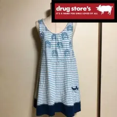 レディース ドラッグストアーズ ノースリーブワンピース チュニック