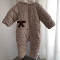 ベビー用スノーウェア　つなぎ　80サイズ　女の子　防寒着