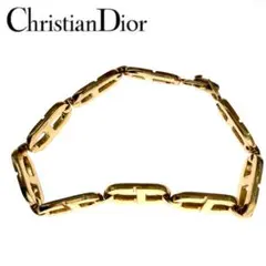 Dior　ブレスレット　CDロゴ　ゴールド　チェーン　ヴィンテージ　ロゴブレス