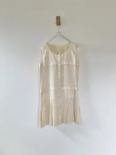 HIROKO KOSHINO　ピンタックシアーベスト　チュニックのサムネイル