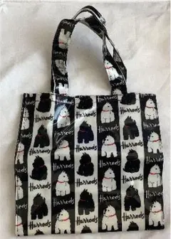 中古品　トートバッグ　ハロッズ