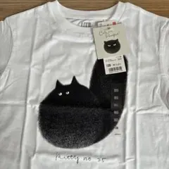 新品 UNIQLO UT キッズ Tシャツ 120cm 黒猫のサムネイル