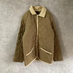 LAVENHAM イギリス製　キルティングジャケット オリーブ　36サイズ