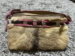 【イタリア製】⭐︎ふわふわ⭐︎ファーのミニバッグ