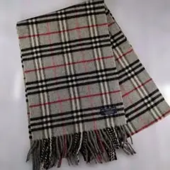 BURBERRY LONDON マフラー ラムウール チェック柄