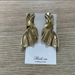Brideme イヤリング　ゴールド　ブライダル