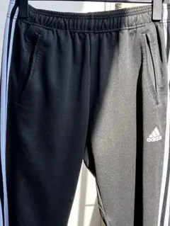 adidas トラックパンツ ブラック 3ストライプス メンズ L
