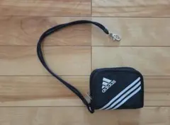 夏旅 アクティブ adidas アディダス 三つ折り財布 ネックストラップ付きのサムネイル