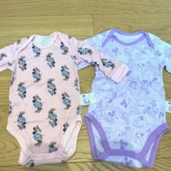 ミッキー・ミニー ロンパース 2点セット