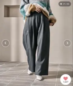 LEPSIM 2タックストレートパンツ