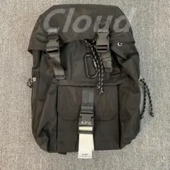 A.P.C. ブラック ロールトップリュック A.P.C. ブラック ロールトップリュック - メルカリ