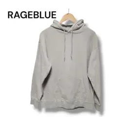 RAGEBLUE パーカー スウェット フーディ ポケット 無地 ベージュ M