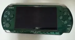 SONY PSP PSP-3000 本体 グリーン ケース付 ソフト6本付