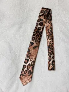 ヒョウ柄 ネクタイ