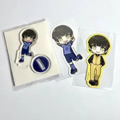 蜂楽廻 ブルーロック ダイソー セリア アクリルスタンド ステッカー