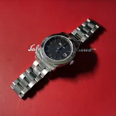 Salvatore Ferragamo 可動品 ラバーヴェゼルクロノグラフ腕時計 - メルカリ