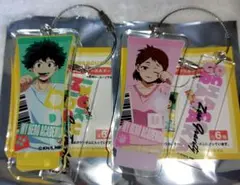 僕のヒーローアカデミア　2連アクリルキーホルダー　緑谷　麗日　MORNING