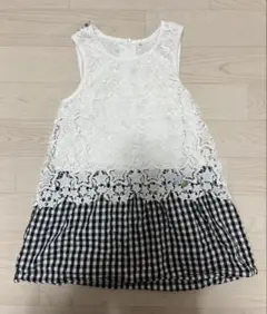 レース ノースリーブ ワンピース 130cm