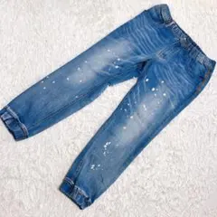 【美品】BEAMS LIGHTS（M）デニム ジーンズ ズボン ペイント加工