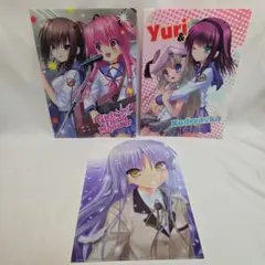 【希少】Angel Beats! / クドわふたー クリアファイル 3枚セット