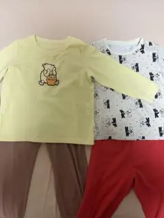 ユニクロ　キッズパジャマ　2点セット