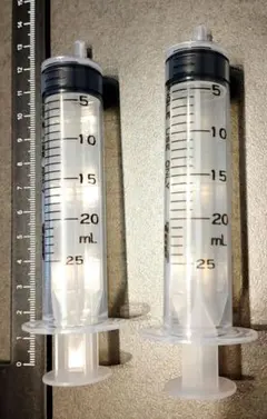 ガラス注射器 シリンジ2本セット 昭和レトロ - メルカリ