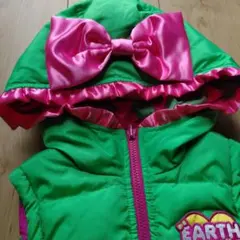 リバーシブル EARTH MAGIC アースマジック ダウンベスト