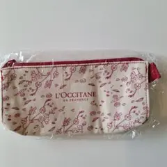 L'OCCITANE 花柄キャンバスポーチ